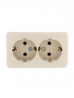 Lezard VIOLA роз. ОУ 2 мест. земля, керамика крем (корп. ABS) 751-0300-127