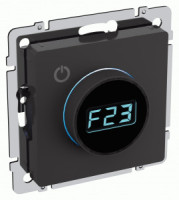 IEK BRITE мех. термостата (терморегулятор) электрон., инд. ТС10-1-БрЧ черн. BR-RT11-K02