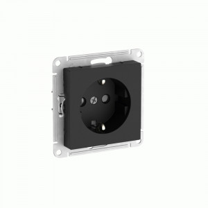 Systeme Electric ATLASDESIGN мех. роз. СУ 1 мест. (земля) штор, 16А(автоклем) КАРБОН ATN001045S (5!)