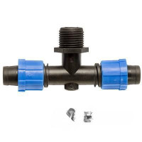 Тройник (SH4030-1/2) внеш.рез.1/2-цанга 1/2-цанга 1/2 (Цена за 10шт)