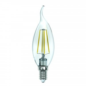 Uniel Sky свеча на ветру CW35 E14 13W (1150lm 360°) 4000К прозрачная LED-CW35-13W/4000K/E14/CL