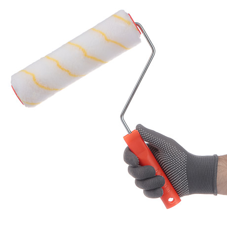 ЕРМАК Валик в сборе "полиэстер" 230мм, D40мм, ворс 12мм, ось 6мм