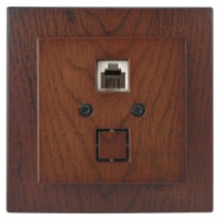 Nilson TOURAN  роз. телеф. СУ 1 мест. орех (RJ11) 24271040