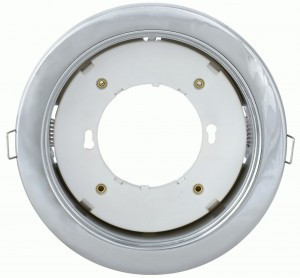 IEK св-к встр. под лампу GX70 хром 153x153x58 LUVB0-GX70-1-K23