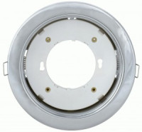 IEK св-к встр. под лампу GX70 хром 153x153x58 LUVB0-GX70-1-K23
