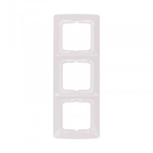 KRANZ DEA Рамка 3 мест. (горизонт.) Бел KR-78-0227