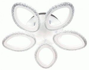 LEEK GRAFICA управл. св-к-люстра св/д 48W(3750lm) 2K-4K-6K d450х90 DAINERIS-B пульт ДУ WHITE 029