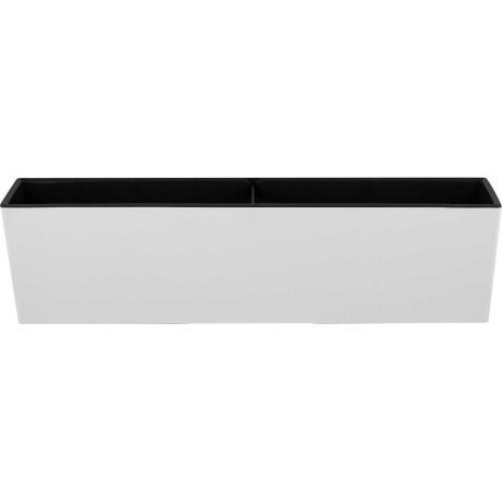 Балконный ящик ЛОНДОН 60 см со вставкой белый жасмин х8