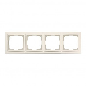 Smartbuy Нептун Рамка 4-местная пластик бежевая  (SBE-05i-Plastic-FR-4)