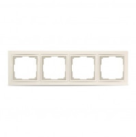 Smartbuy Нептун Рамка 4-местная пластик бежевая  (SBE-05i-Plastic-FR-4)
