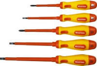 Набор KRAFTOOL: Отвертки &quot;EXPERT&quot;, Cr-Mo-V сталь, SL: 2.5, 4, 5.5, 6.5,  PH: № 1, № 2, 6 предметов