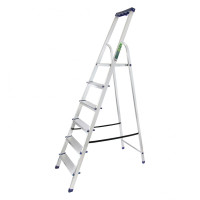 Стремянка алюминиевая с органайзером " Универсал", 6 ступеней, Сибртех
