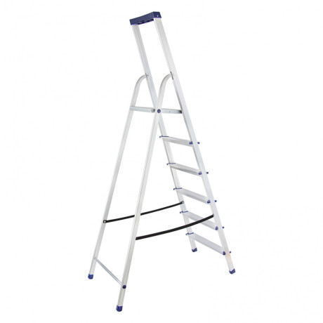 Стремянка алюминиевая с органайзером " Универсал", 6 ступеней, Сибртех