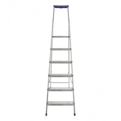 Стремянка алюминиевая с органайзером " Универсал", 6 ступеней, Сибртех