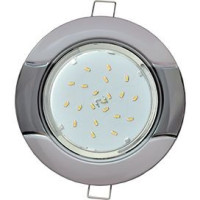 Ecola GX53 H4 св-к &quot;Волна&quot; Серебро-Черный-Хром 38x116 SA71H4ECB (10!)