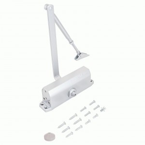 NOTEDO Доводчик дверной DC-120 легкий характер SILVER до 120кг сереб. (10)