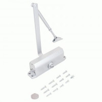 NOTEDO Доводчик дверной DC-120 легкий характер SILVER до 120кг сереб. (10)