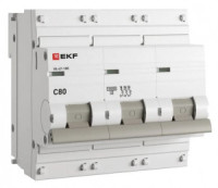 EKF PROxima автоматический выкл. ВА47-100 3P 80А 10кА хар-ка C mcb47100-3-80C-pro