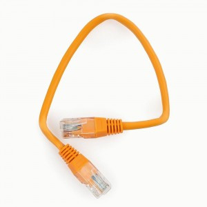 Cablexpert патч-корд UTP cat5e, 0.25м, литой, многожильный (оранжевый)
