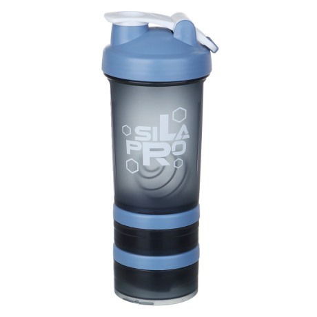 SILAPRO Шейкер спортивный 3 в 1, 500 мл, 26х8см, PC, 4 цвета