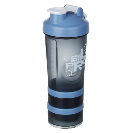 SILAPRO Шейкер спортивный 3 в 1, 500 мл, 26х8см, PC, 4 цвета