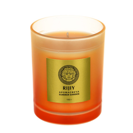 Рыжий Свеча ароматическая в подсвечнике, 190 гр, аромат 1