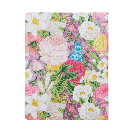 Дневник шк., А5+ (20,8*16,5см), 48л., "Цветы", тв.обл., иск.кожа с цв.печатью, закладка