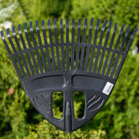 Грабли веерные пластиковые 23 зуба ЧЕРНЫЕ