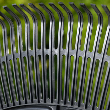 Грабли веерные пластиковые 23 зуба ЧЕРНЫЕ