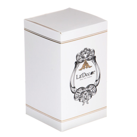 LADECOR Свеча ароматическая в декоративном подсвечнике, 200 гр., соевый воск, керамика, арт,1