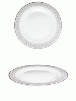 Блюдо Цветочное кружево 28см стеклокерамика (кратность 6шт!!!) МФК LFBP110/H230302