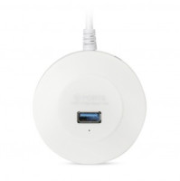 USB 3.0 хаб, 4 порта, СуперЭконом круглый, белый, SBHA-7314-W/100