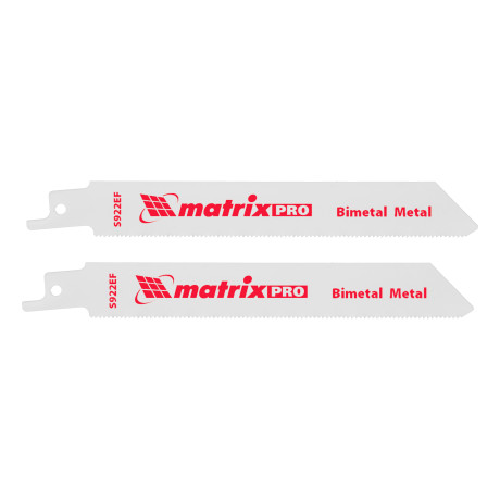 Полотна по металлу для сабельной пилы S922EF 125/1.4 мм, Bimetal, 2 шт, Pro Matrix