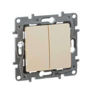 IEK ETIKA Plus мех. выкл./перекл. СУ 2 кл. сл. кость авт. зажим 672312