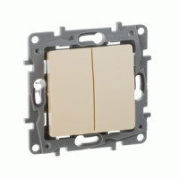 IEK ETIKA Plus мех. выкл./перекл. СУ 2 кл. сл. кость авт. зажим 672312