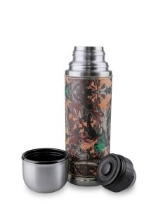 Термос Арктика 108-500Х узк. горло, 0,5л, оплетка текстиль/хаки