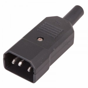 REXANT сет. разъем-штеккер комп. (штепсель перен.) папа N+E+L(25!) 11-0003