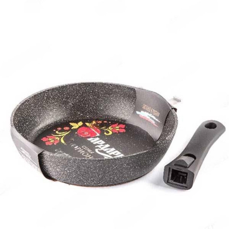 Сковорода Гардарика 24см антипр.покр. 1224-04-01-10 Орион, съемн.ручка, крышка х8