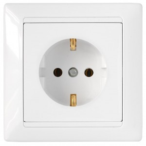 Bylectrica СТИЛЬ роз. 1 мест. СУ (земля) белый, (РС16-306)