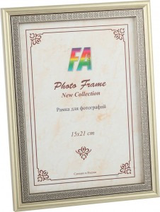 Фоторамка FA пластик "Касабланка" белое золото 30х40 7300