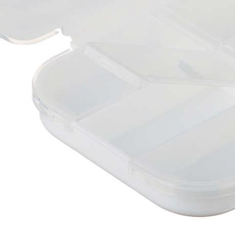 Универсальный бокс тм VETTA, дорожный, 8 отдел., пластик, 10х6х3,5см