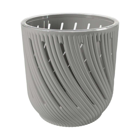 Кашпо Fleurs 1,3 л Серый жемчуг КШ-3681 х18