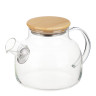 Чайник заварочный тм VETTA Эко, стекло, бамбуковая крышка, 1000мл