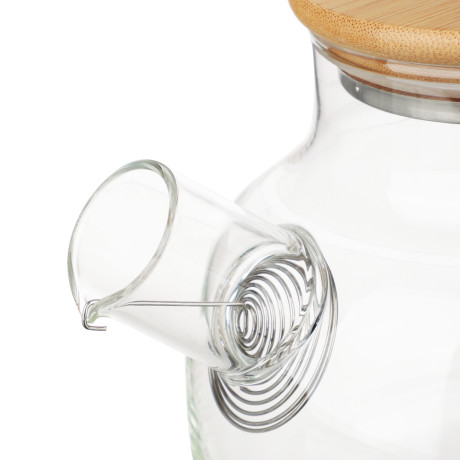 Чайник заварочный тм VETTA Эко, стекло, бамбуковая крышка, 1000мл