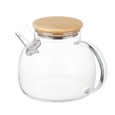 Чайник заварочный тм VETTA Эко, стекло, бамбуковая крышка, 1000мл