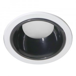 Feron св-к встр. MR16 GU5.3 "круг"белый + черный хром металл пласт 35х92 DL3102 51399