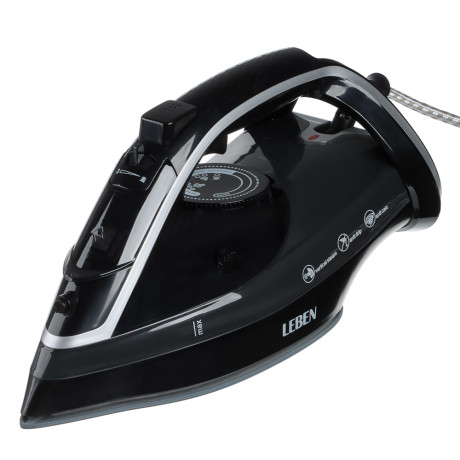 LEBEN Утюг 3000ВТ керамич покрытие, антикапля, антинакипь, шнур1,8м