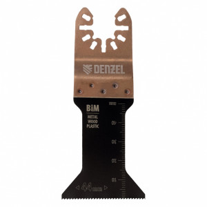 Насадка для МФИ режущая Т-образная, BiM, по металлу, дереву, пластику, 44 x 1.4 мм, мелкий зуб Denzel