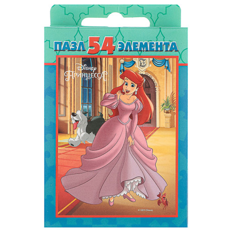 Пазл 54 элемента, 10,5х2,5х6,5см в ассортименте