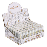 СНОУ БУМ Хлопушка пружинная, 10 см, наполнитель  -  фольга, дизайн с фольг.слоем